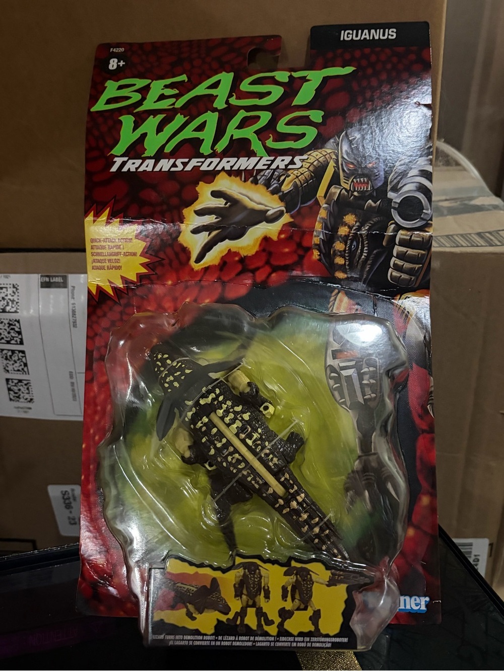 Beast wars transformers iguanus nib